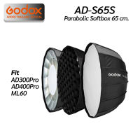 Godox Softbox AD-S65S Parabolic Softbox 65 cm. With Grid ( Godox Mount For AD300Pro , AD400Pro , ML60 )