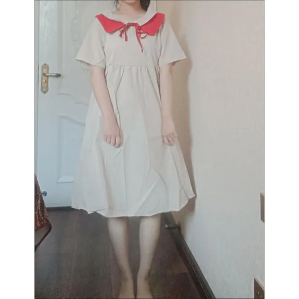 Váy babydoll thủy thủ ulzzang chất thô hàng qc | Shopee Việt Nam