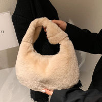 Plush khaki handbags for women designer mini shoulder tote bag clutch money purses crossbody fashion evening makeup bags wallet