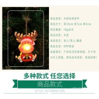 New Christmas Decorations Christmas Wooden Luminous Pendant Childrens Gift Christmas Tree Decoration Pendant