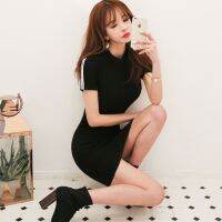 Korean Slim y Sports Casual Women Pencil Dress