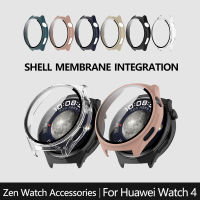 กระจก + เคสสำหรับ Huawei Watch4อุปกรณ์เสริมกันชนฝาครอบป้องกันอุปกรณ์ป้องกันหน้าจอสำหรับ Huawei Watch4อุปกรณ์เสริม