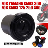 สำหรับยามาฮ่า XMAX300 XMAX250 XMAX125 XMAX 300 X-MAX 250 125 400อุปกรณ์เสริมติดด้านหลังมอเตอร์ไซค์ป้องกันเพลาสลักเกลียวที่ป้องกันน็อต