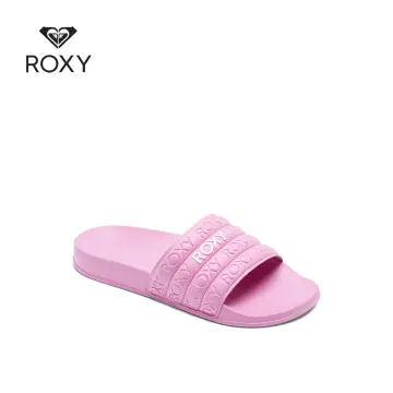 Roxy Slippy Slide Sandals In White/pink - FREE* Shipping & Easy Returns -  City Beach United States