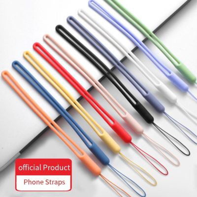 Wrist Straps Hand Lanyard Silicone Charms for Mobile Phone Camera Keys Cord Chain Cute Lanyard Keychain Keycord Hanging Rope