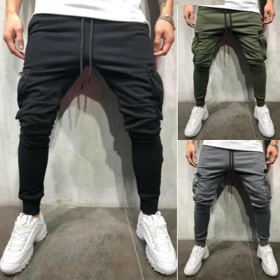 CODTheresa Finger Mens Sweatpants Casual Sports Fitness Workout Jogging Cargo Gym Running