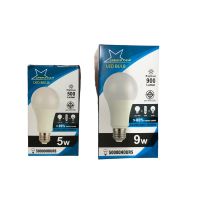 LED BULB หลอดไฟ LED(6 ดวง) หลอดLED ขั้ว เกลียว E27