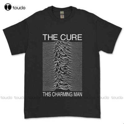 Joy B lm Shirt Cure Its Enchanting Mens Radio Waves Pulsar Punk Post Punk Unknown Pleasure Tshirt Cotton Tee 100%