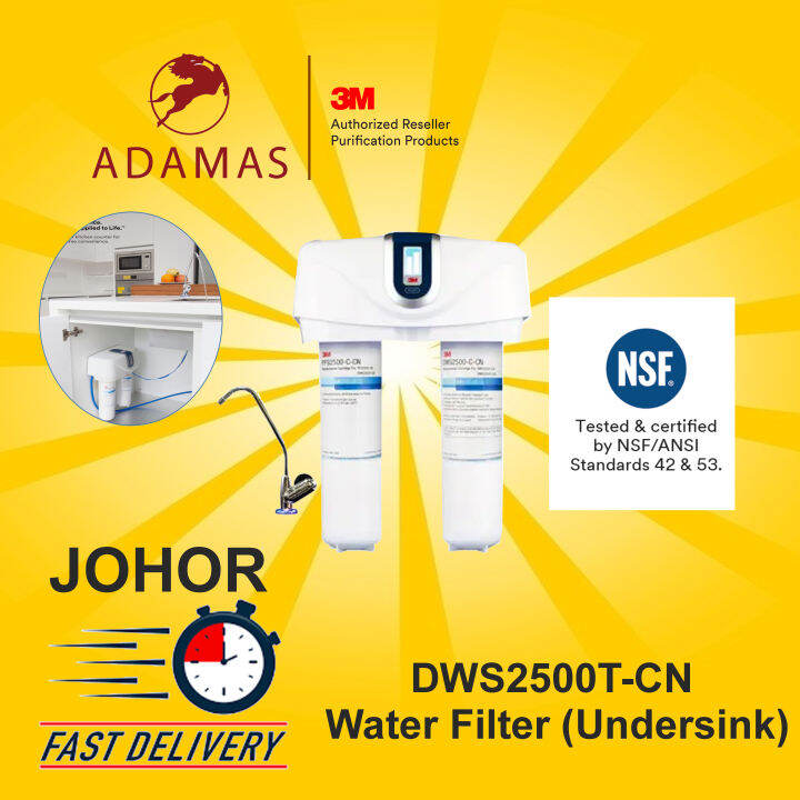 3M™ Drinking Water Filter System (Undersink) DWS2500TCN Lazada