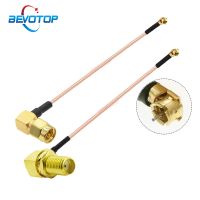 New Right Angle RP SMA / SMA Male / Female to DIY IPEX Male Mini MS156 RG178 Cable RF Coaxial WIFI Antenna Extension Jumper