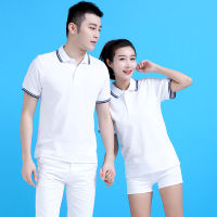 เสื้อโปโลชาย เสื้อคอปกชาย/หญิง คอปกรัดแขนคลิบ ผ้านิ่ม สบายตัว PoLo ผ้าCOTTON(สีขาว)