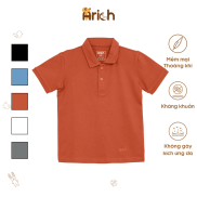 Áo polo trẻ em modal Arich mềm mịn, áo thun bé trai
