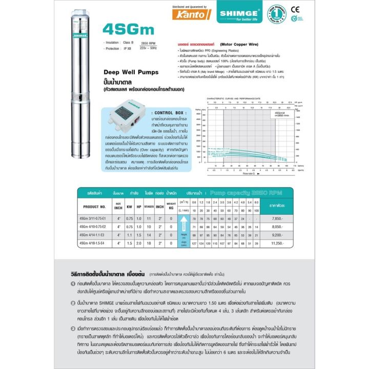 shimge-ปั๊มบาดาล-หัวสแตนเลส-รุ่น-1-25นิ้ว-2hp-18ใบพัด-e4-บาดาล-ซัมเมิส-ปั๊มน้ำ-จัดส่ง-kerry