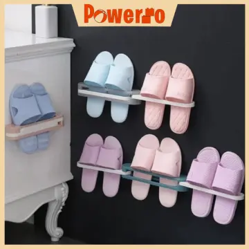 1pc Random Color Punch-free Bathroom Storage Rack