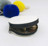 10pcs Coin Purses Folio UV Printing DIY White Blank Round Shaped Short Min Wallet