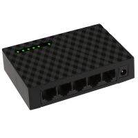 ฮับ USB ขาเข้า RJ45 MINI 5-Ports Fast Ethernet Network Black Switch Hub สำหรับคอมพิวเตอร์โน้ตบุ๊ค PC EU ปลั๊ก19OCT31