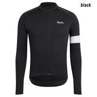 Rapha เครื่องแต่งกายสำหรับขี่จักรยานคลาสสิก,เสื้อเจอร์ซีแขนยาวสำหรับปั่นจักรยานลำลองเสื้อขี่จักรยานบนถนน