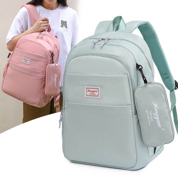 UISN MALL 929 2 In1 Large Capacity Backpack Waterproof School Bag