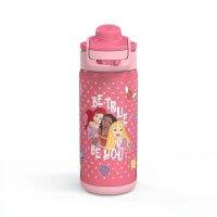 ขวดน้ำ กระบอกน้ำ สแตนเลสสตีลสูญญากาศ เจ้าหญิง Princess Antimicrobial 14oz Stainless Steel Double Wall Vacuum Lincoln Straw Bottle