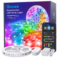 LED Strip Lights RGBIC, Govee 16.4FT Bluetooth Color Changing Rainbow LED Lights, APP Control with Segmented Control Smart Color Picking, Multicolor LED Music Lights for Bedroom, Room, Kitchen, Party