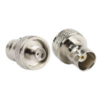 2Pcs SMA ผู้หญิงเพื่อ BNC ตัวแปลงสำหรับ Two Way วิทยุเป่าเฟิง UV-5R FD-880