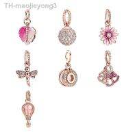 【hot】卍♦♞  Gold Necklaces Pendants 925 Original Jewlery Hot Air Charms