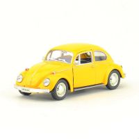 【Big-Sales】 BIDORA LIFESTYLE Gratis Ongkir ของเล่นในเมือง/โมเดลหล่อขึ้นรูป/ขนาด1:32/1967 Volkswagen CLASSIC Beetle/รถลาก/การศึกษาคอลเลกชันของขวัญ