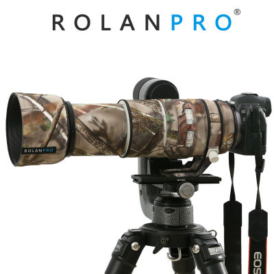 ROLANPRO อุปกรณ์ป้องกันเลนส์กันน้ำสำหรับ Canon RF 100-500มม. F/ 4.5-7.1 L เป็น USM เคสป้องกันเสื้อผ้าที่บังฝน