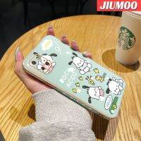 JIUMOO เคส M60s ปลอกสำหรับ Samsung Galaxy Note 10 Lite น่ารัก Pochacco แฟชั่นบางหรูหราเคสโทรศัพท์ป้องกันเลนส์กล้องคลุมทั้งหมดเคสนิ่มขอบเคสกล่องกันกระแทกซิลิโคน