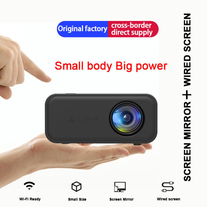 โปรเจคเตอร์-ใช้สำหรับการสอน-projector-1080p-เชื่อมต่อโทรศัพท์ได้-อินพุต-hdmi-โปรเจ็กเตอร์เชื่อมต่อกับแล็ปท็อป-รับประกัน-1-ปี