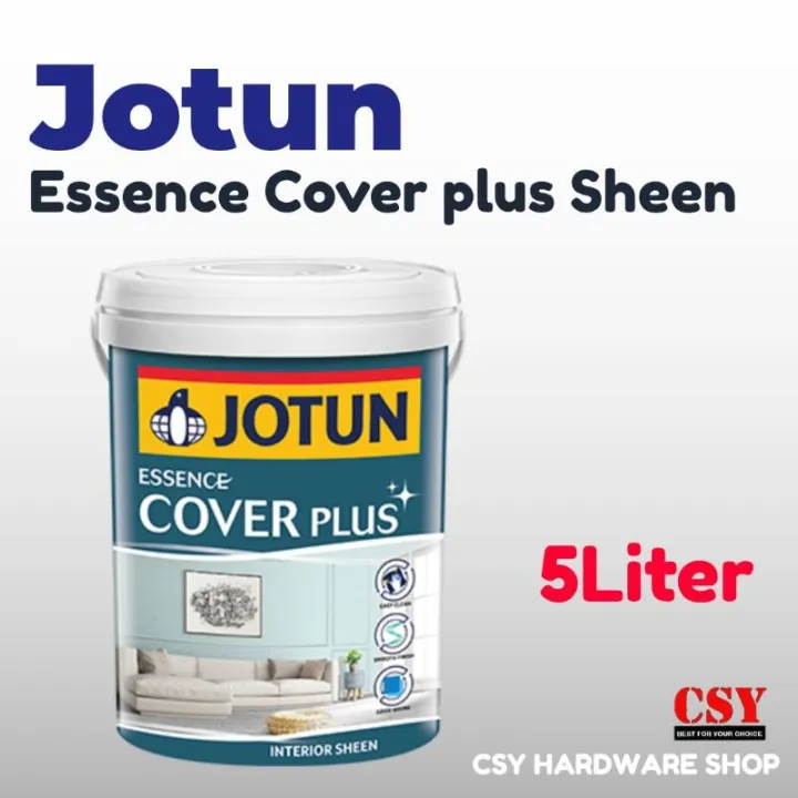 Jotun Essence Cover Plus Sheen 5 Liter Interior Lazada 6814