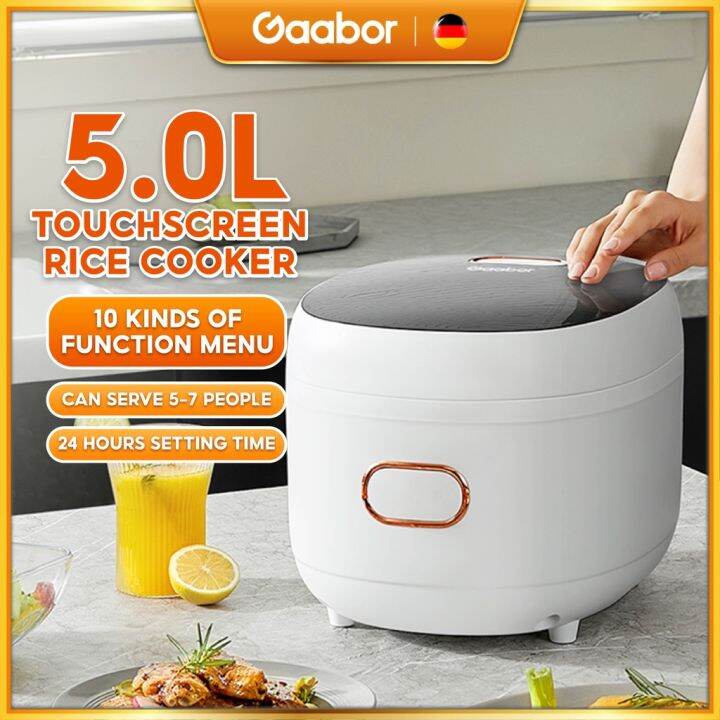 Gaabor 5L Capacity Nonstick Sugar Leaching Technology Rice Cooker