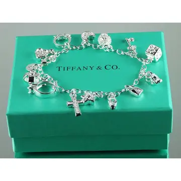 Tiffany  Co Dog Charm Bracelet  Sterling Silver Charm Bracelets   TIF34107  The RealReal