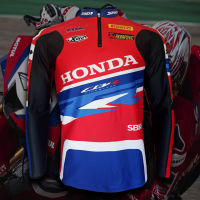 เสื้อแขนยาว MotoGP เสื้อทีม Honda Racing Corporation ทีม ฮอนด้า เรซซิ่ง คอร์ปอเรชั่น #WB0009 รุ่น Iker Lecuona #7 ไซส์ S-5XL