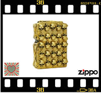 Zippo 3D Skull Gold, 100% ZIPPO Original from USA, new and unfired. Year 2019