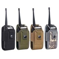 【cw】 1000D Tactical Molle Radio Bodypack Interphone Leather Sleeve External Hunting Camping