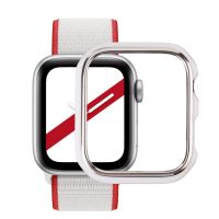 เคสสำหรับ Apple Watch ป้องกัน PC ชุบไฟฟ้าสองสี7 &amp; 6 &amp; SE &amp; 5 &amp; 4 44มม.