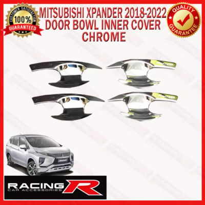 Mitsubishi Xpander 2018ถึง2023ชามประตูด้านใน Garnish Cover Chrome V2 2019 2020 2021