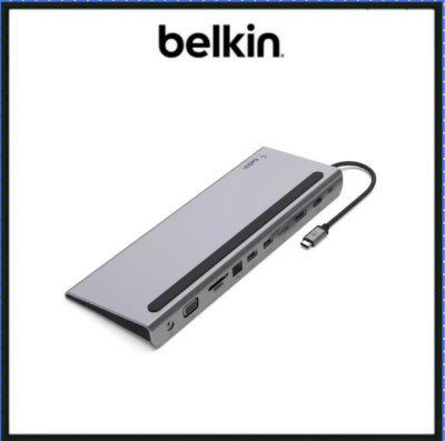 Belkin INC004btSGY เชื่อมต่อ USB-C 11-In-1ท่าเรือหลายพอร์ต