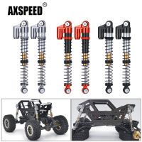 AXSPEED 4Pcs Aluminum Alloy 53mm Shock Absorber Damper for Axial SCX24 Deadbolt C10 Wrangler Gladiator Bronco 1/24 RC Car Truck  Power Points  Switche