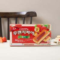 ?สินค้าขายดี?   ขนมเกาหลี เฟรนช์พาย บิสกิตแท่ง กลิ่นสตรอว์เบอร์รี่후렌치파이(딸기) HT FRENCHPIE STRAWBERRYนำเข้าจากเกาหลี