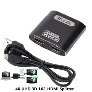 VEO72 4K2K Với USB Hộp Cáp Hub 1X2 Bộ Chuyển Đổi HDMI Bộ Chuyển Đổi HDMI