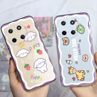 เคสโทรศัพท์ KONSMART สำหรับ Realme 11 4G 5G 11X5G 11 Pro 11 Pro 11 + 5G C53 C51 C55 2023การ์ตูนน่ารักลูกสุนัขและยีราฟกรอบโทรศัพท์เทอร์โม TPU นิ่มใสสำหรับ A38 OPPO 4G A58 4G A78 4G A98 5G