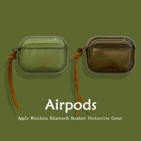 เคสป้องกัน Airpods3แบบเรียบง่ายสำหรับ Apple ชุดหูฟังไร้สายบลูทูธโปรรุ่น Airpod2ชุดหูฟังรุ่นที่สามเคสนิ่มซิลิโคน Ipod1