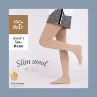 Coatmatter - Slim wool Nude บุขนสีเนื้อ