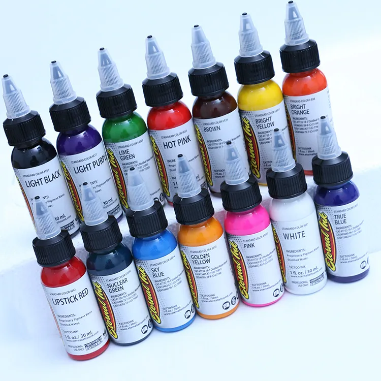 30ml Tattoo Ink High Concentration Multi Colors Tattoo Pigment For Practice  Skin