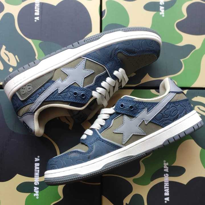 เดิม-bape-sta-เดิมรองเท้าลำลองรองเท้ากีฬารองเท้าวิ่งสำหรับผู้ชายผู้หญิงมากขึ้นสบายๆวิ่งรองเท้ากีฬา