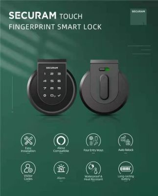 SECURAM Touch - SMART Fingerprint Deadbolt Lock