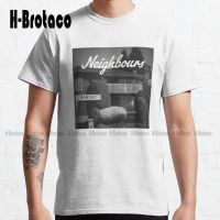 Neighbours Ramsay St Classic T-Shirt White Collar Shirt Outdoor Simple Vintag Casual T Shirts Xs-5Xl Make Your Design