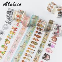 1pcs/1lot Washi Masking Tapes Easter party animals Decorative Adhesive Scrapbooking DIY Paper Japanese Stickers 5M TV Remote Controllers